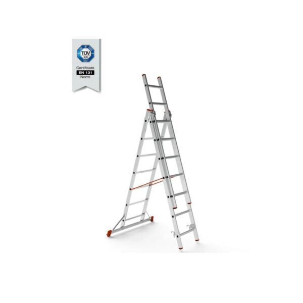 Échelle Transformable en Aluminium 3*7