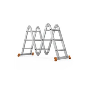 Échelle pliante articulée en aluminium 4×3